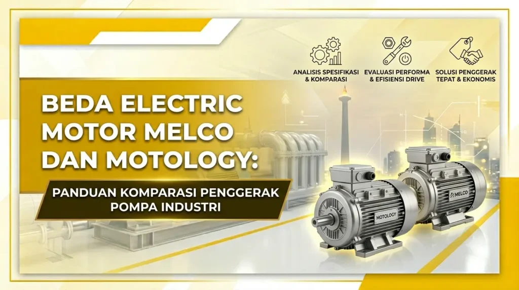 beda electric motor melco dan motology